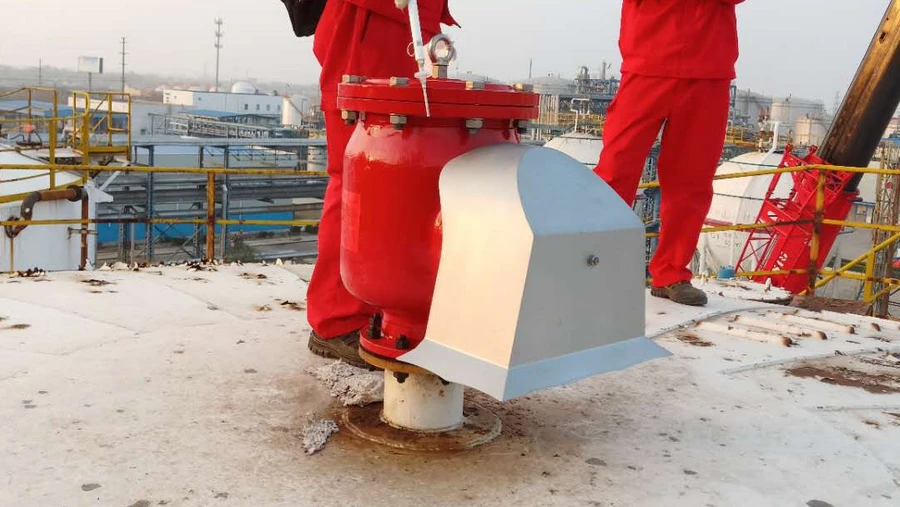 Leakage measurement on PROTEGO valve