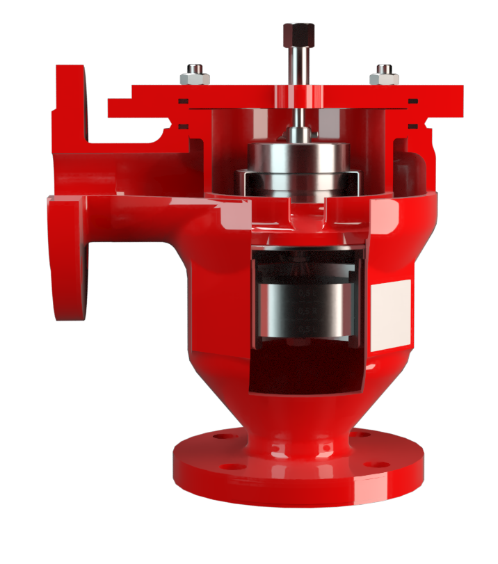 PROTEGO detonation flame arrester with integrated valve