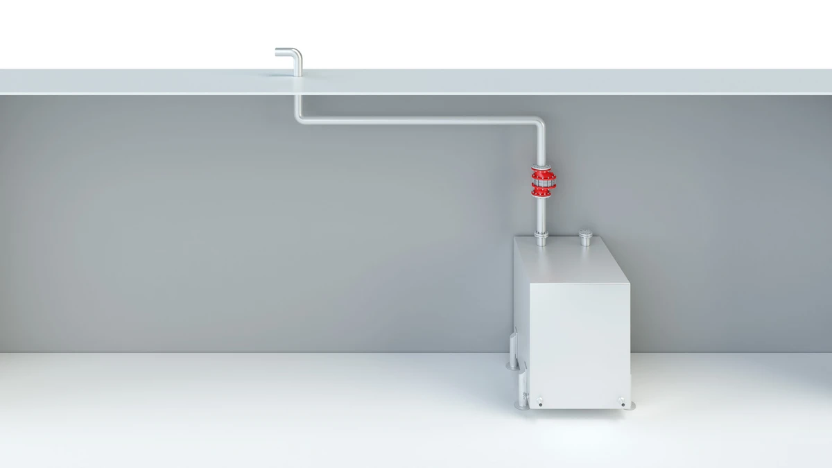 Protection of roofed spirit receiver vessels with PROTEGO® devices.