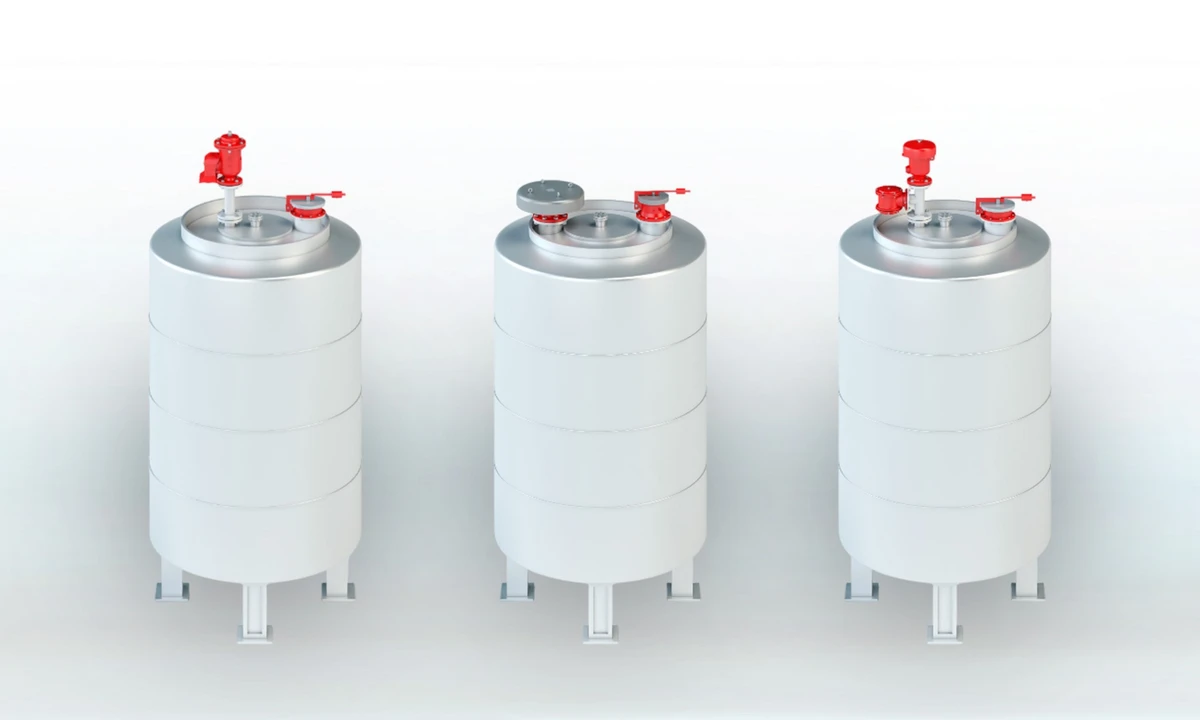Storage tanks with PROTEGO® devices for alcohol protection.