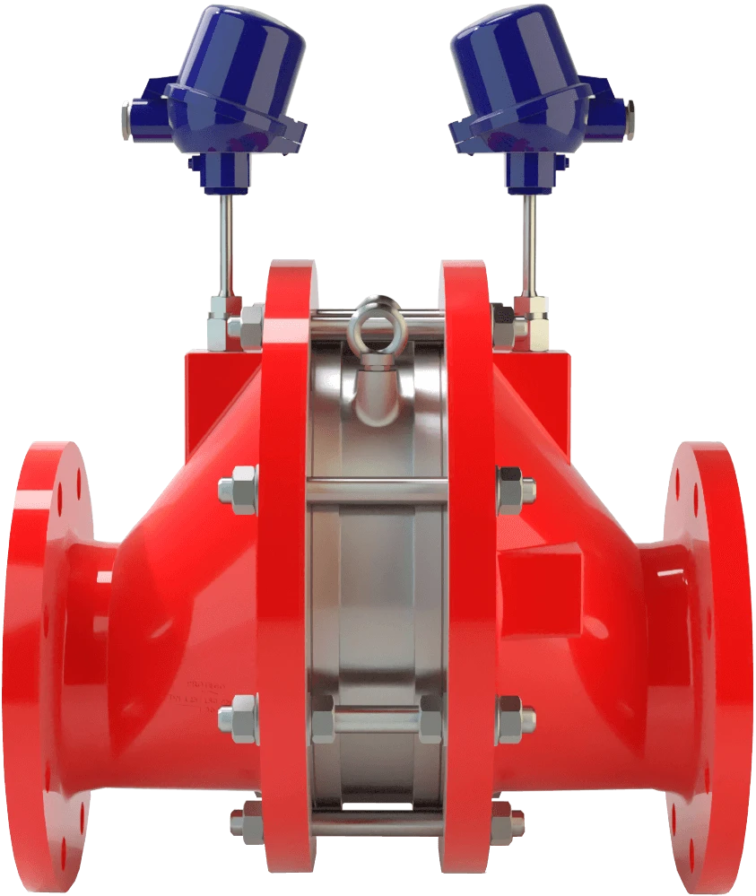 PROTEGO flame arrester with temperature sensor