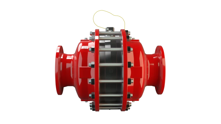 PROTEGO® DA-SB deflagration flame arrester, showcasing robust construction and design
