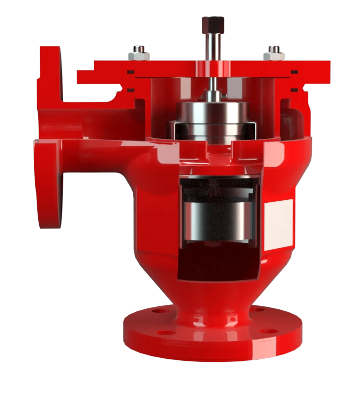 PROTEGO detonation flame arrester with integrated valve