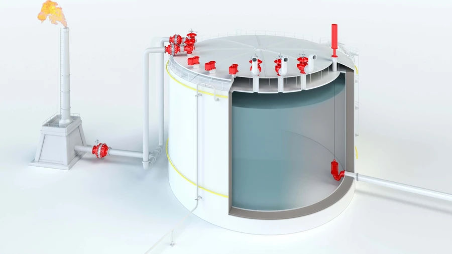 PROTEGO internal safety valve