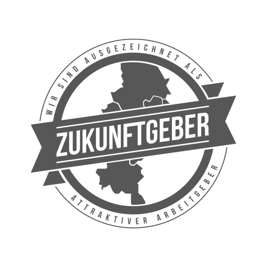 Le logo « Zukunftgeber », qui distingue les employeurs exemplaires de la région.
